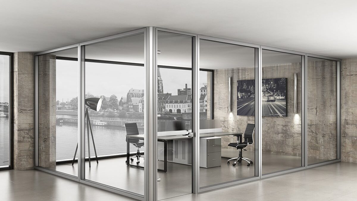 چند مورد از مزیت های پارتیشن شیشه ای