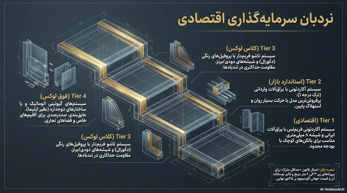 ارزش افزوده و سرمایه گذاری روی بالکن شیشه ای